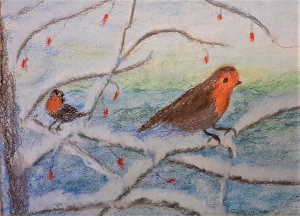 Wieneke Rincker: Vogeltjes in de sneeuw